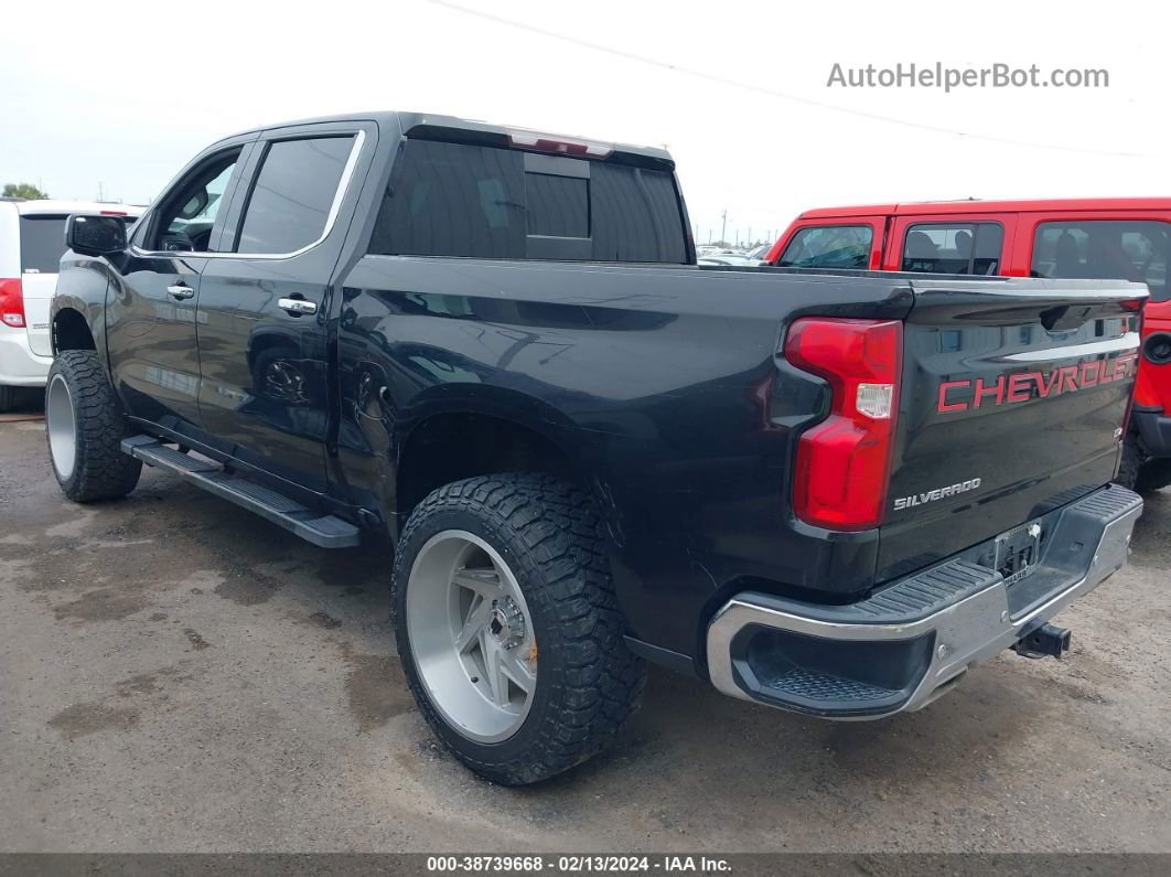 2019 Chevrolet Silverado 1500 Ltz Black vin: 1GCUYGED5KZ107980