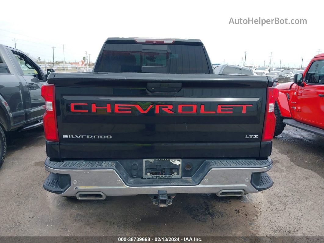 2019 Chevrolet Silverado 1500 Ltz Black vin: 1GCUYGED5KZ107980