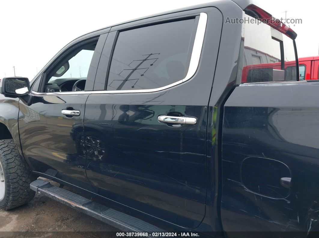 2019 Chevrolet Silverado 1500 Ltz Black vin: 1GCUYGED5KZ107980