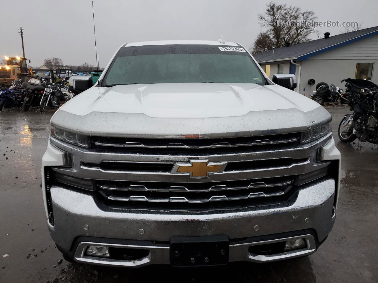 2019 Chevrolet Silverado K1500 Ltz White vin: 1GCUYGED7KZ218367