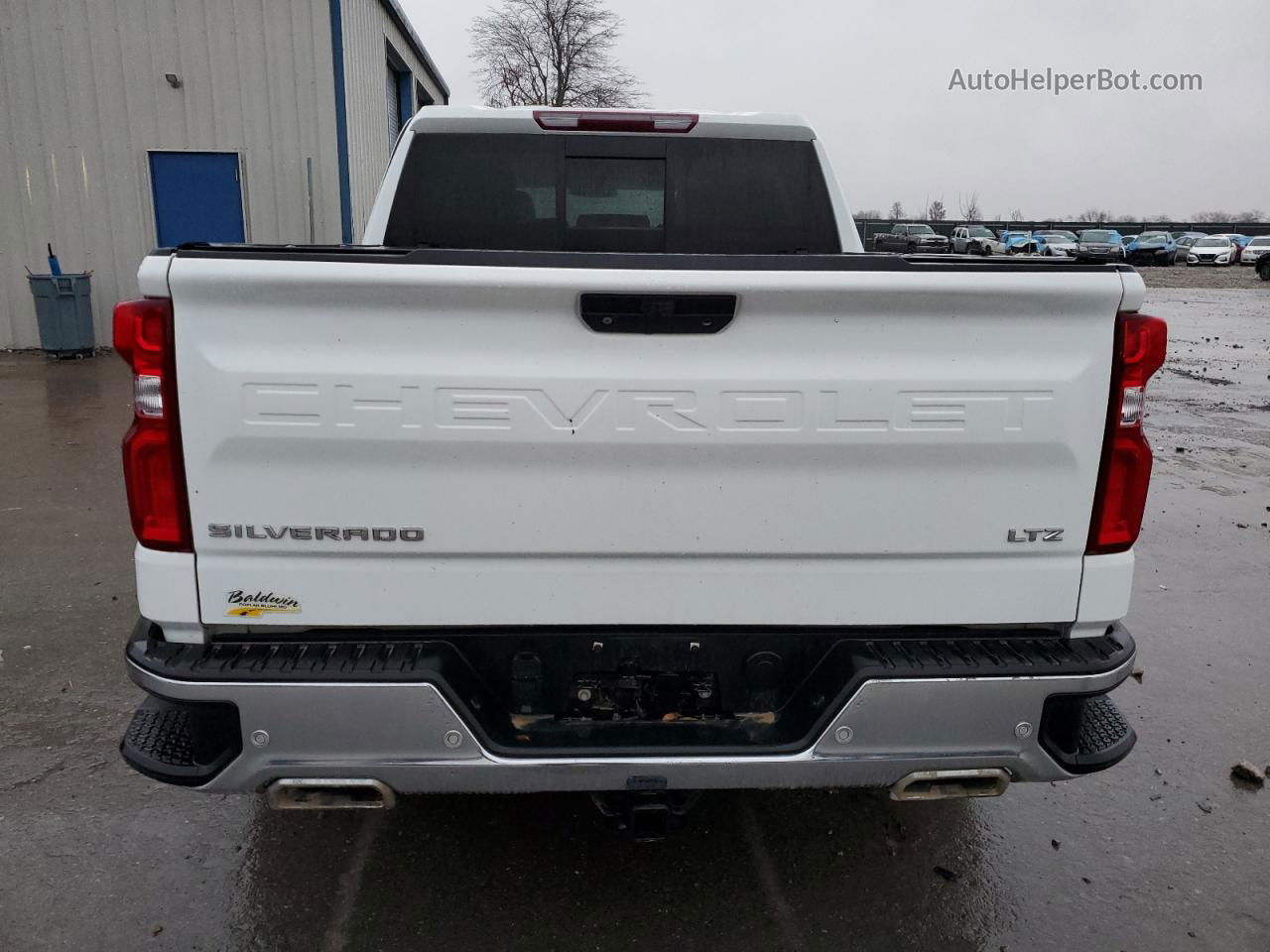 2019 Chevrolet Silverado K1500 Ltz White vin: 1GCUYGED7KZ218367