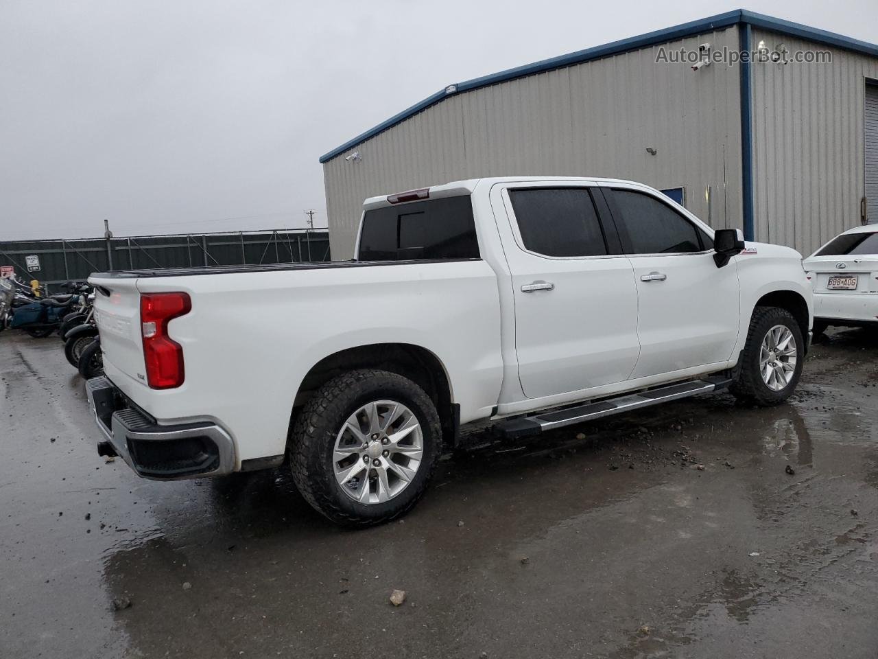 2019 Chevrolet Silverado K1500 Ltz White vin: 1GCUYGED7KZ218367