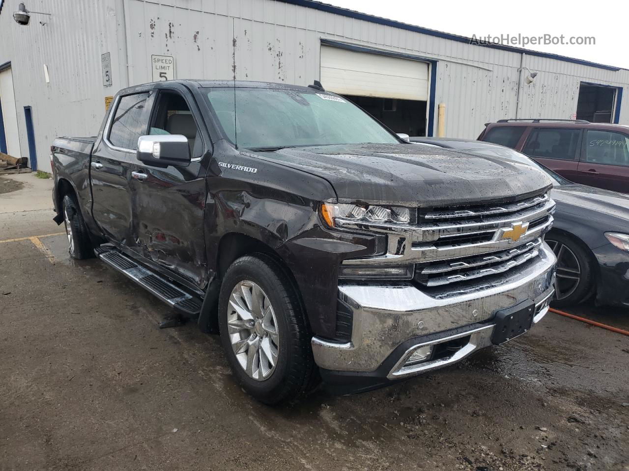 2019 Chevrolet Silverado K1500 Ltz Brown vin: 1GCUYGED7KZ382105