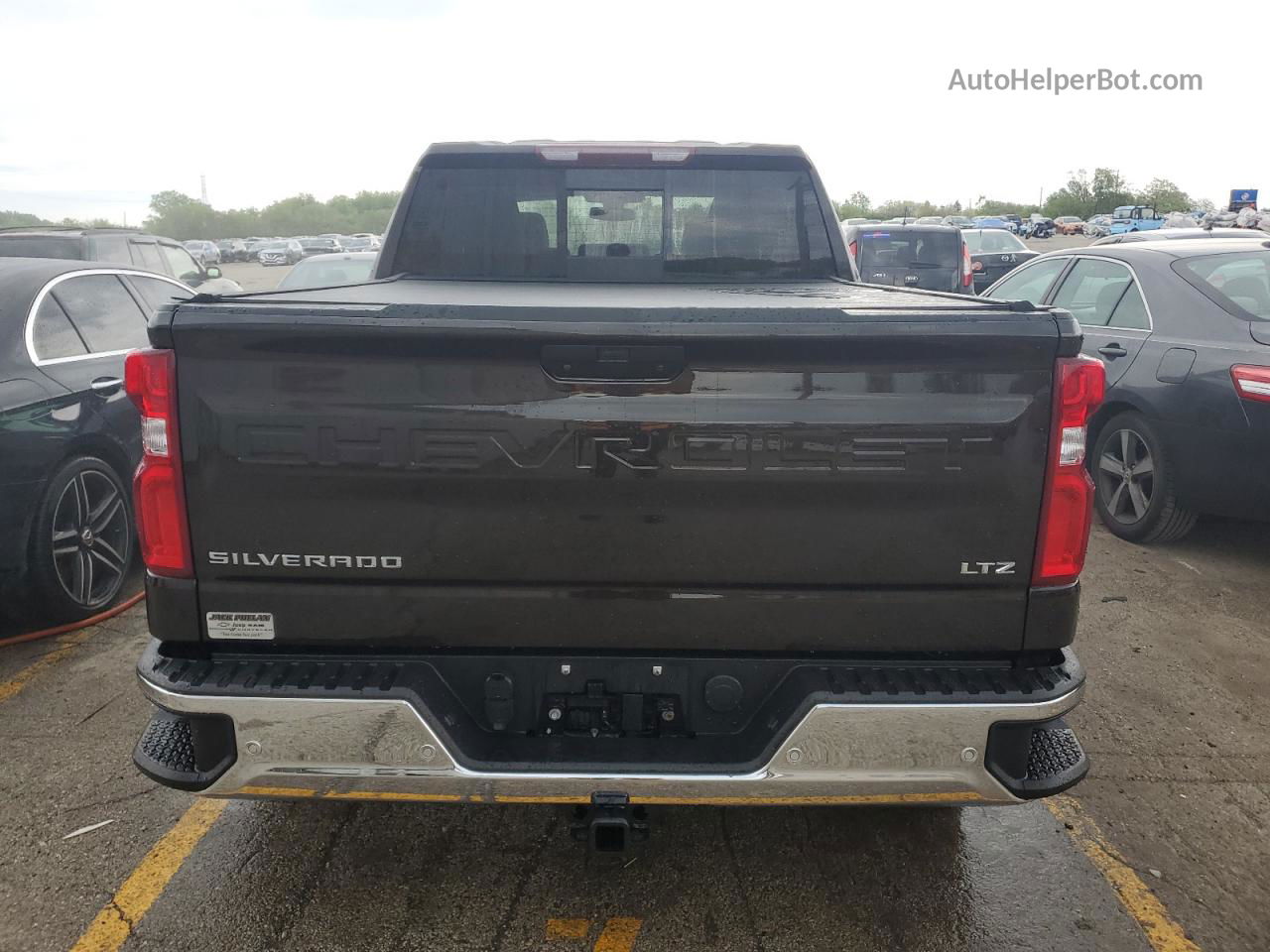 2019 Chevrolet Silverado K1500 Ltz Коричневый vin: 1GCUYGED7KZ382105