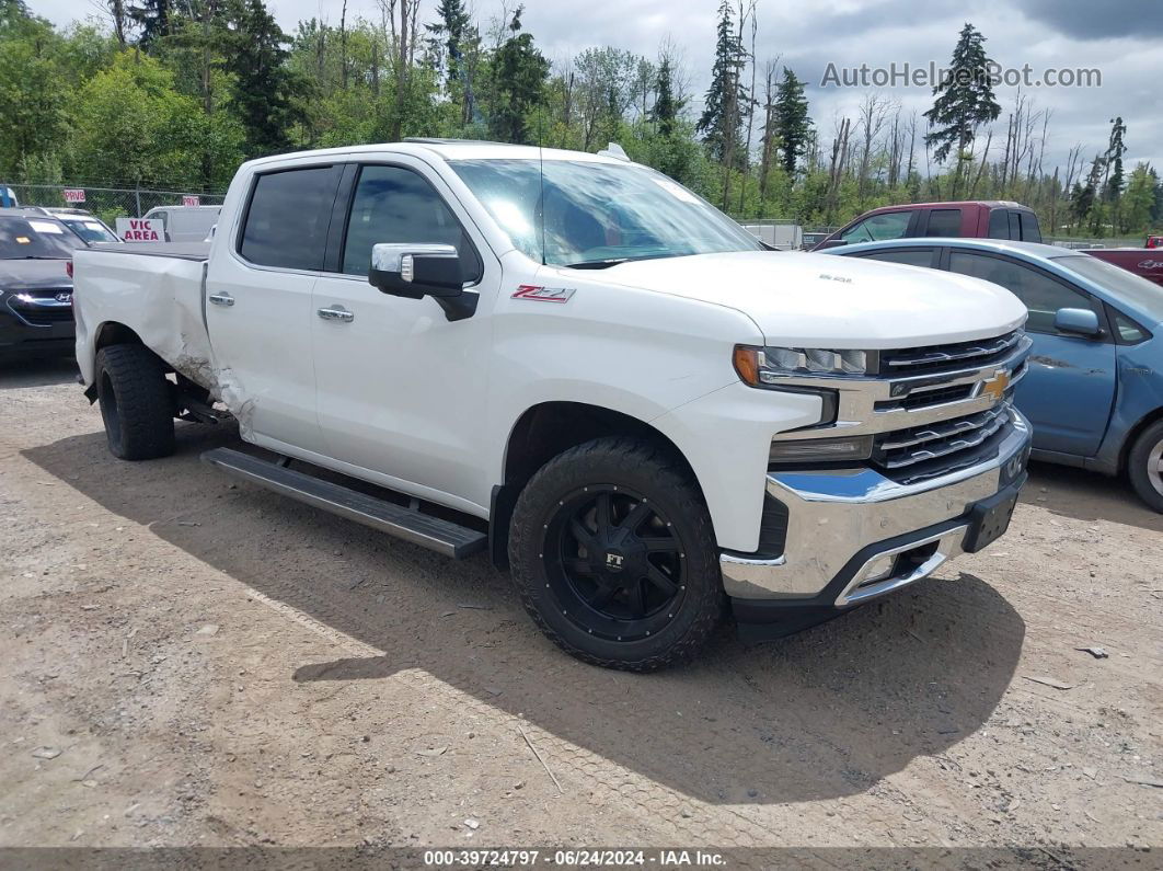 2019 Chevrolet Silverado 1500 Ltz Белый vin: 1GCUYGEL0KZ383314