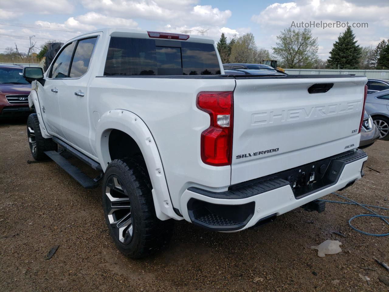 2019 Chevrolet Silverado K1500 Ltz White vin: 1GCUYGEL4KZ203364