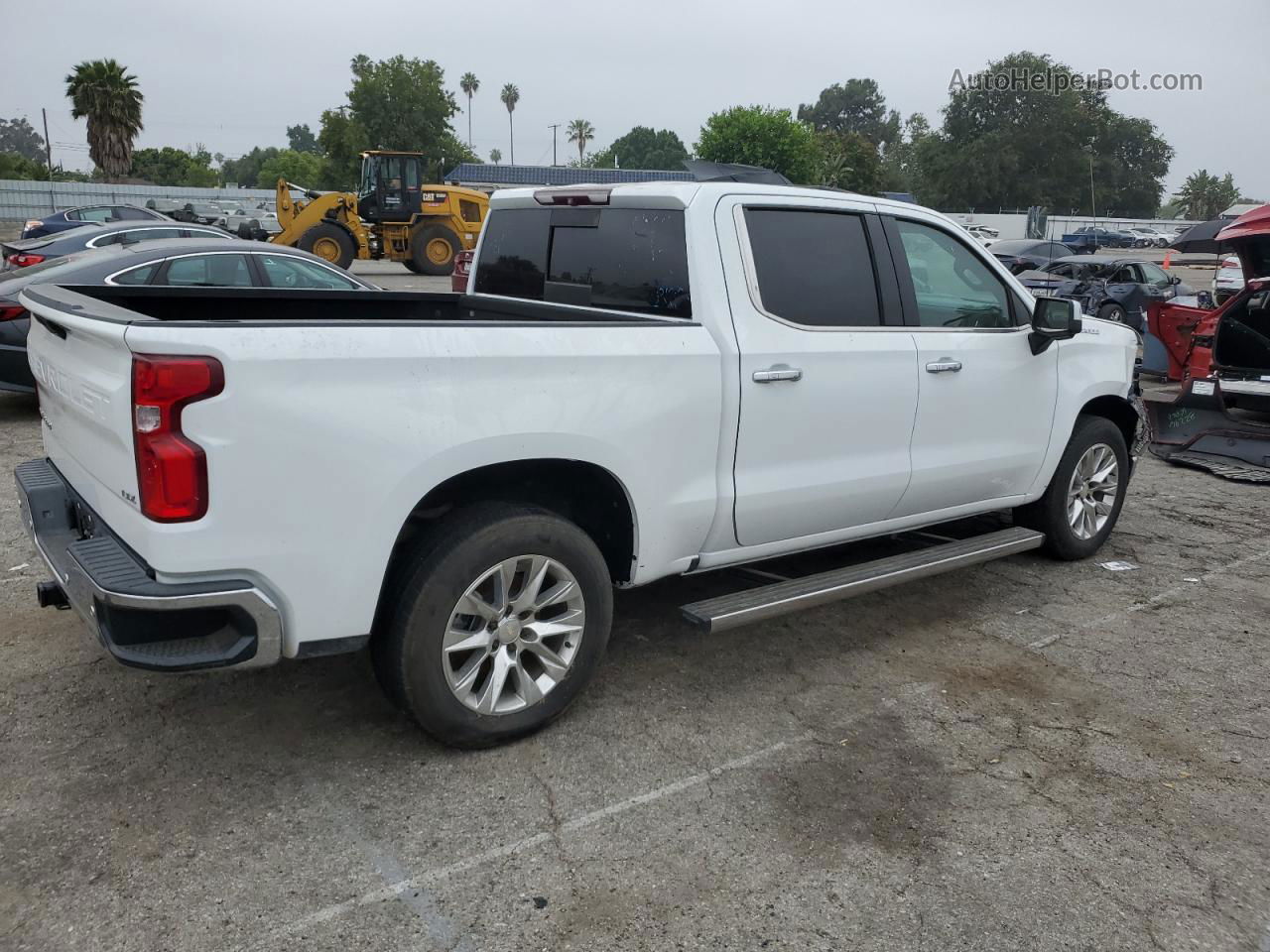 2019 Chevrolet Silverado K1500 Ltz White vin: 1GCUYGEL6KZ165748