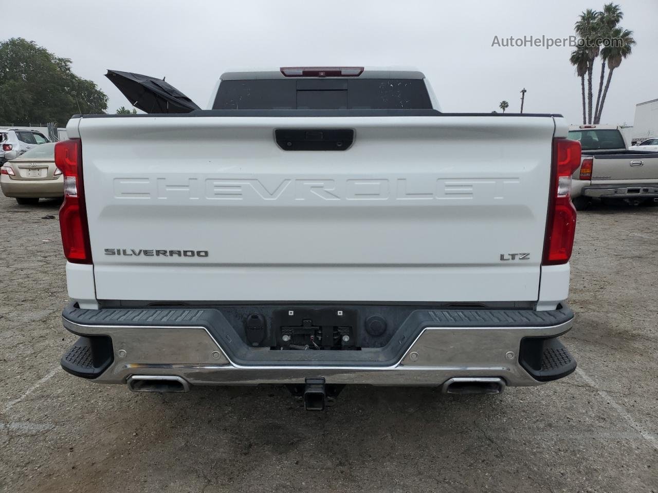 2019 Chevrolet Silverado K1500 Ltz White vin: 1GCUYGEL6KZ165748