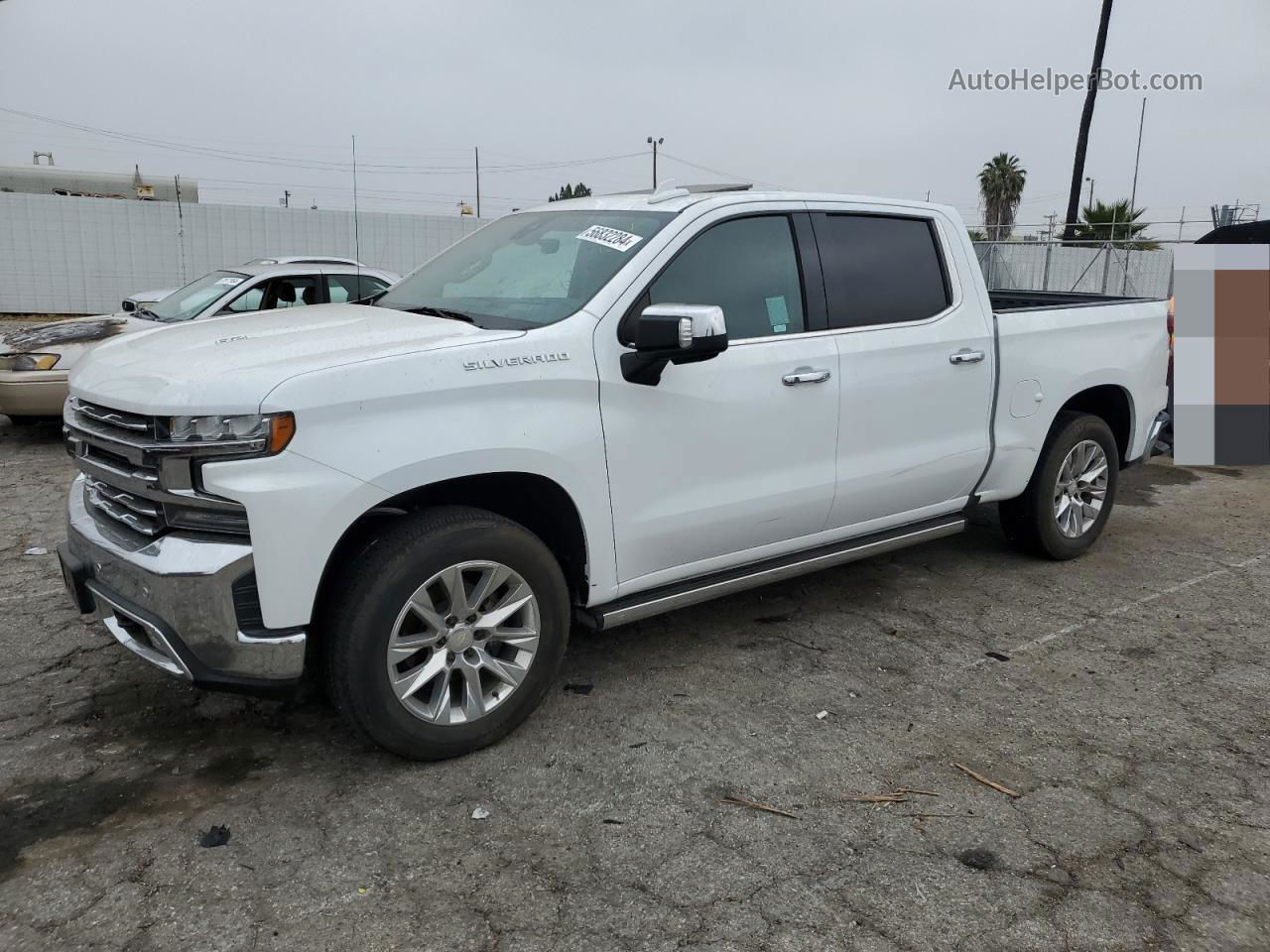 2019 Chevrolet Silverado K1500 Ltz White vin: 1GCUYGEL6KZ165748