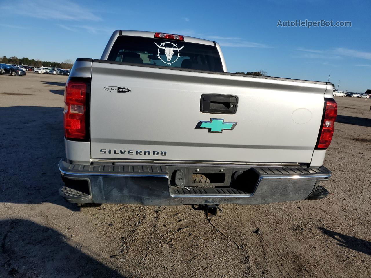 2016 Chevrolet Silverado K1500 Серебряный vin: 1GCVKNEC0GZ372458