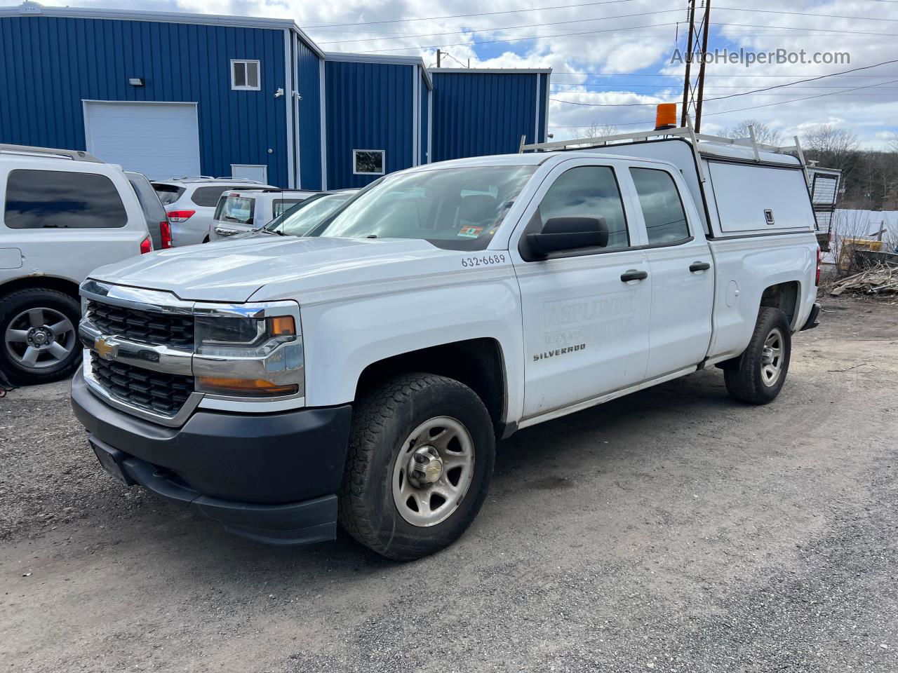 2016 Chevrolet Silverado K1500 White vin: 1GCVKNEC1GZ386921