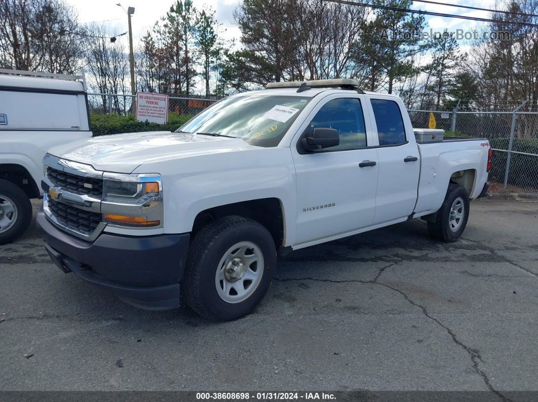 2018 Chevrolet Silverado 1500 Wt White vin: 1GCVKNEC4JZ214664