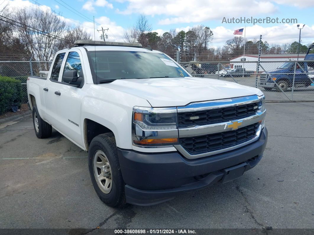 2018 Chevrolet Silverado 1500 Wt White vin: 1GCVKNEC4JZ214664