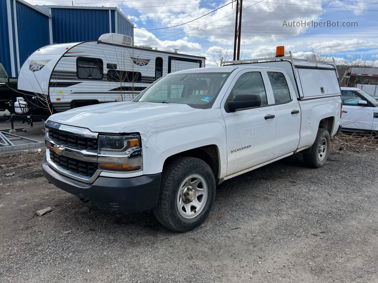 2016 Chevrolet Silverado K1500 White vin: 1GCVKNEC7GZ334435