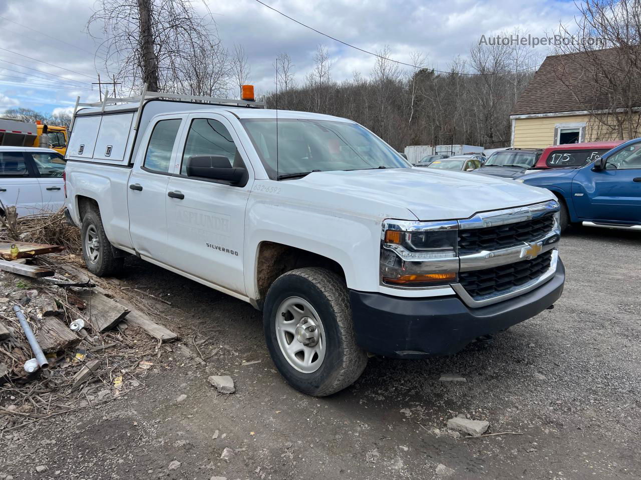 2016 Chevrolet Silverado K1500 White vin: 1GCVKNEC7GZ334435