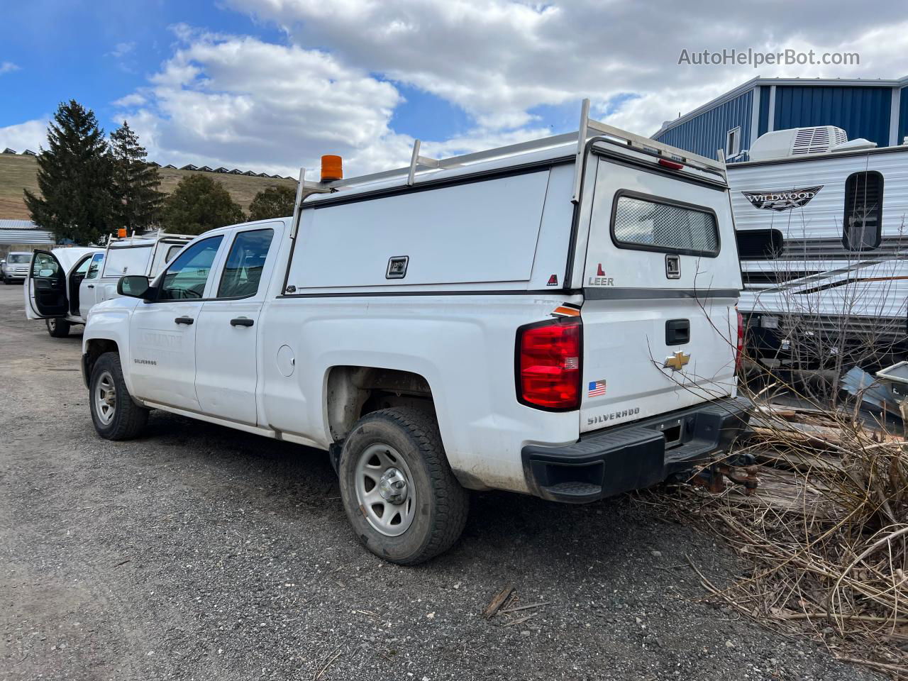 2016 Chevrolet Silverado K1500 White vin: 1GCVKNEC7GZ334435