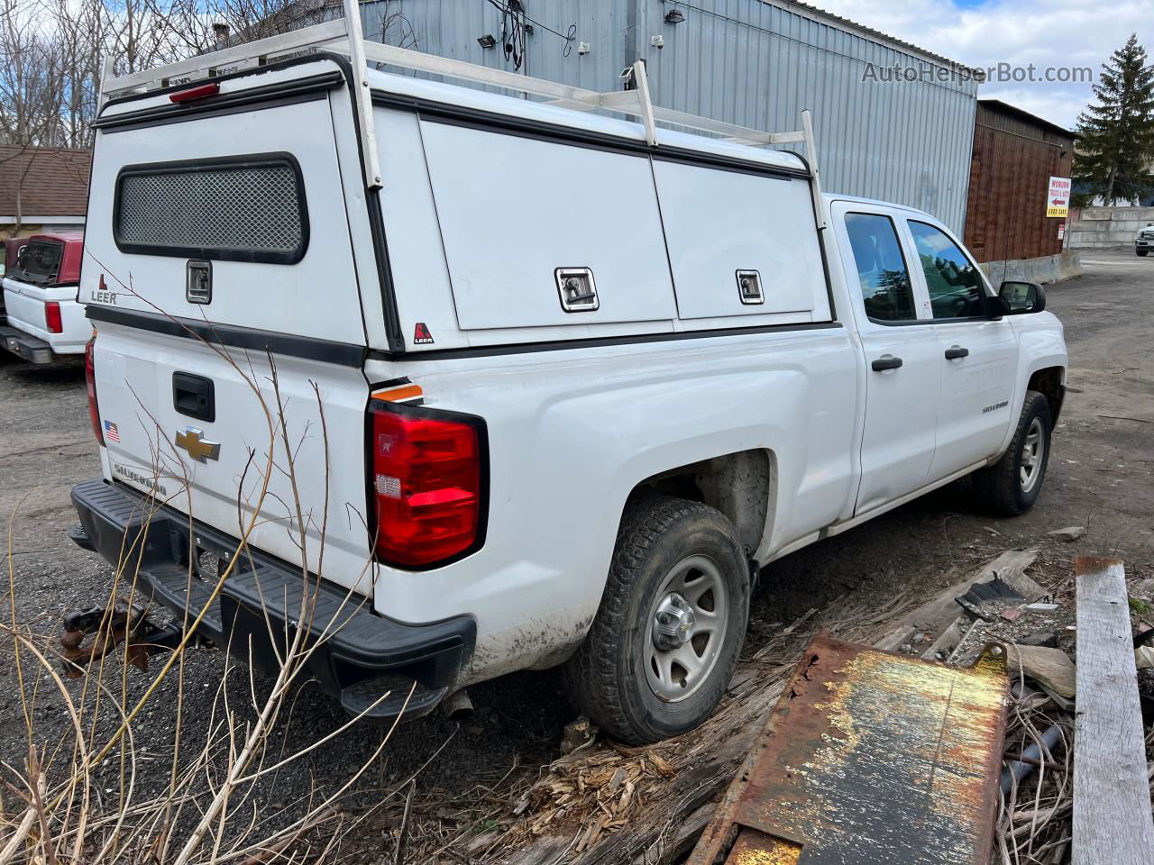 2016 Chevrolet Silverado K1500 White vin: 1GCVKNEC7GZ334435