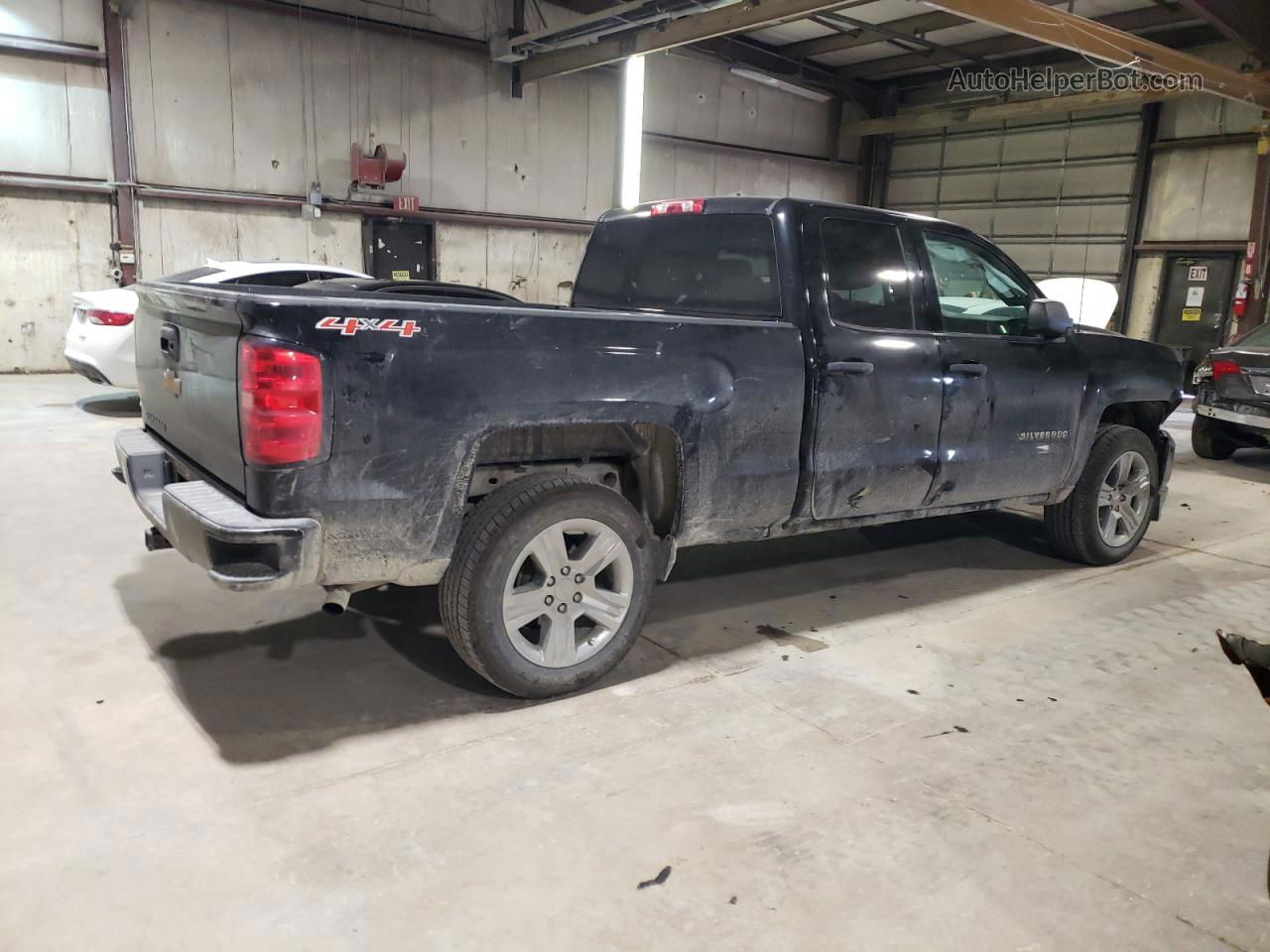 2016 Chevrolet Silverado K1500 Custom Black vin: 1GCVKPEC0GZ392186