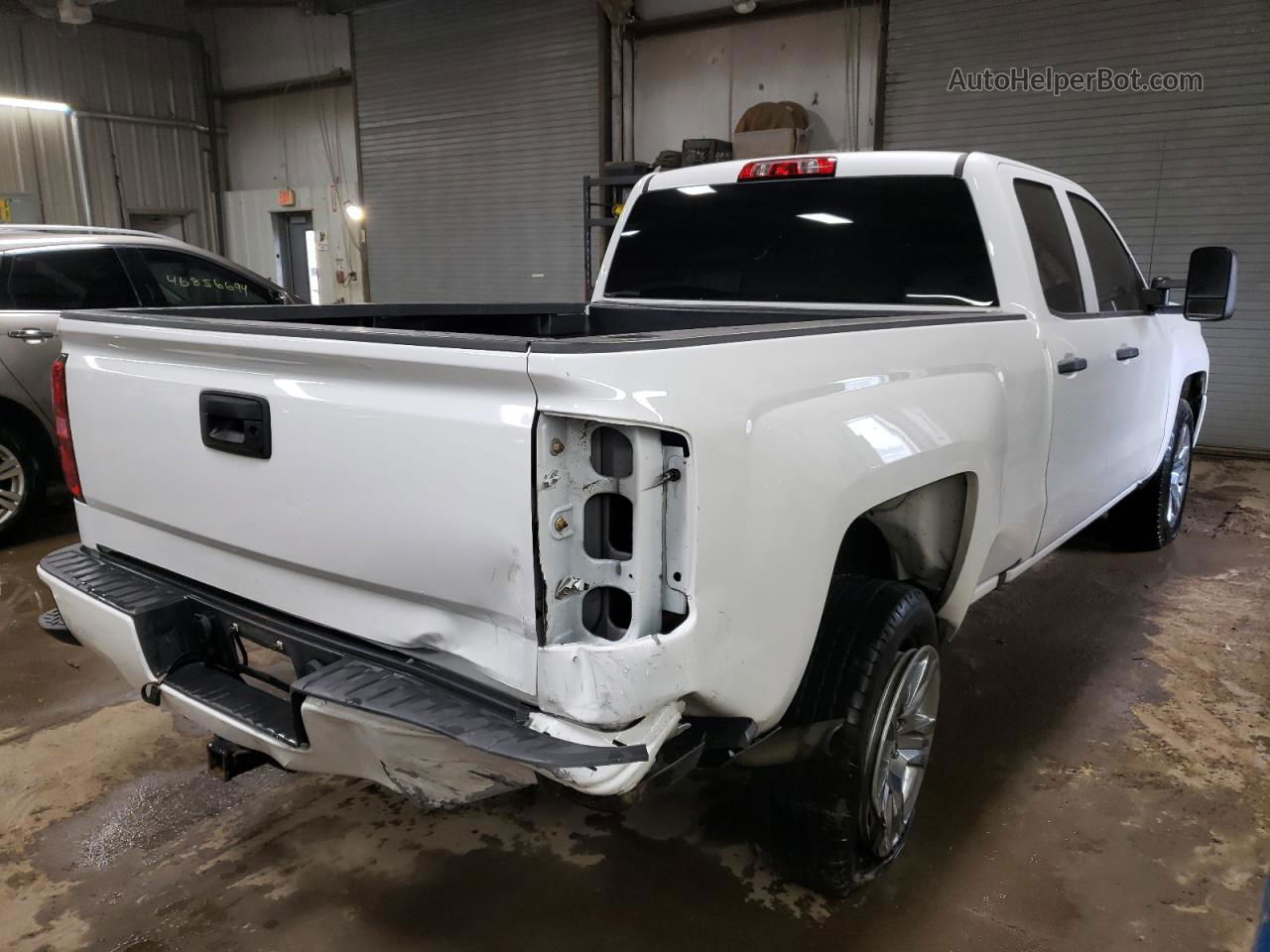 2016 Chevrolet Silverado K1500 Custom White vin: 1GCVKPEC1GZ286846