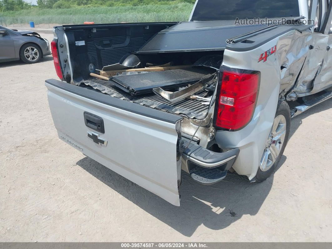 2018 Chevrolet Silverado 1500 Custom Silver vin: 1GCVKPEC7JZ372606