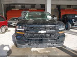 2018 Chevrolet Silverado 1500 Custom Black vin: 1GCVKPEC9JZ193015