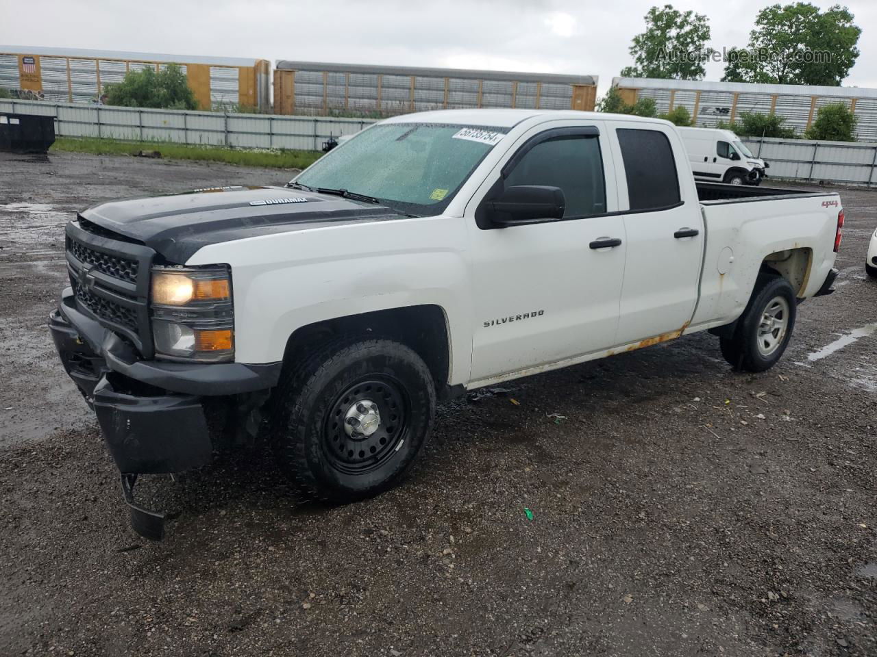 2015 Chevrolet Silverado K1500 White vin: 1GCVKPEH5FZ436659