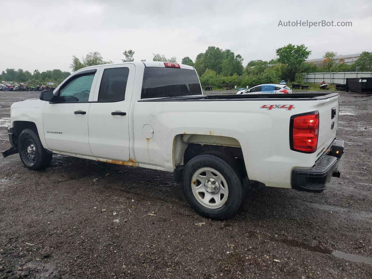 2015 Chevrolet Silverado K1500 White vin: 1GCVKPEH5FZ436659