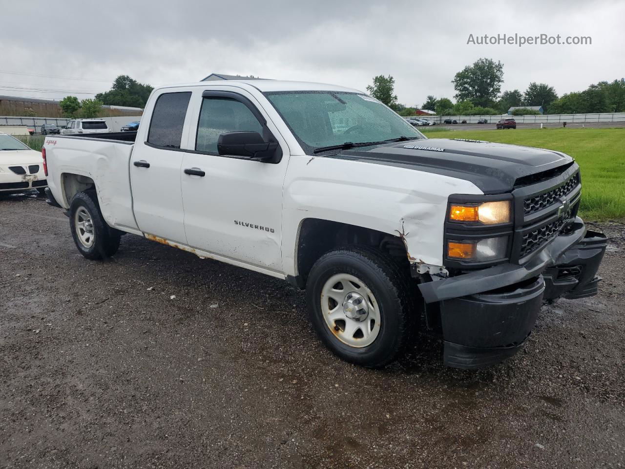 2015 Chevrolet Silverado K1500 Белый vin: 1GCVKPEH5FZ436659