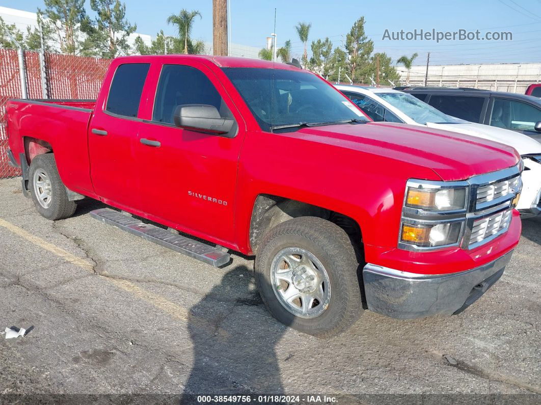 2015 Chevrolet Silverado 1500 Ls/wt Red vin: 1GCVKPEH8FZ201334