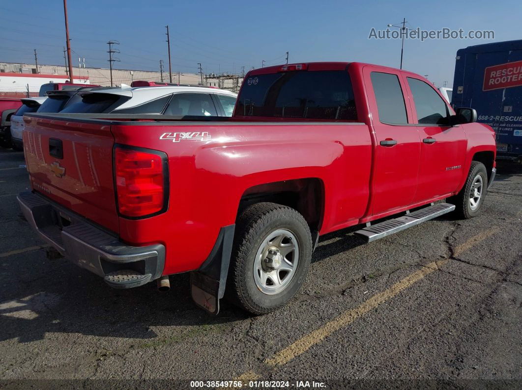 2015 Chevrolet Silverado 1500 Ls/wt Red vin: 1GCVKPEH8FZ201334