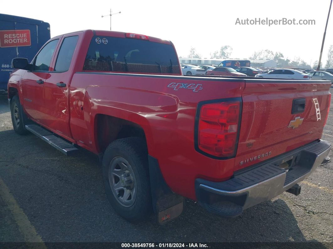 2015 Chevrolet Silverado 1500 Ls/wt Red vin: 1GCVKPEH8FZ201334