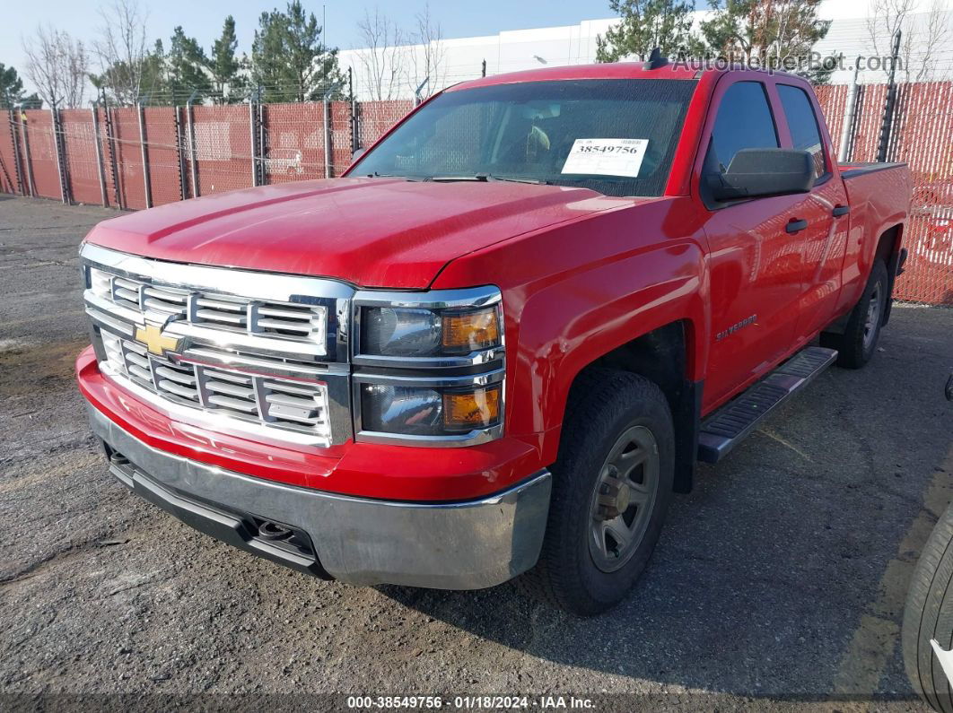 2015 Chevrolet Silverado 1500 Ls/wt Red vin: 1GCVKPEH8FZ201334