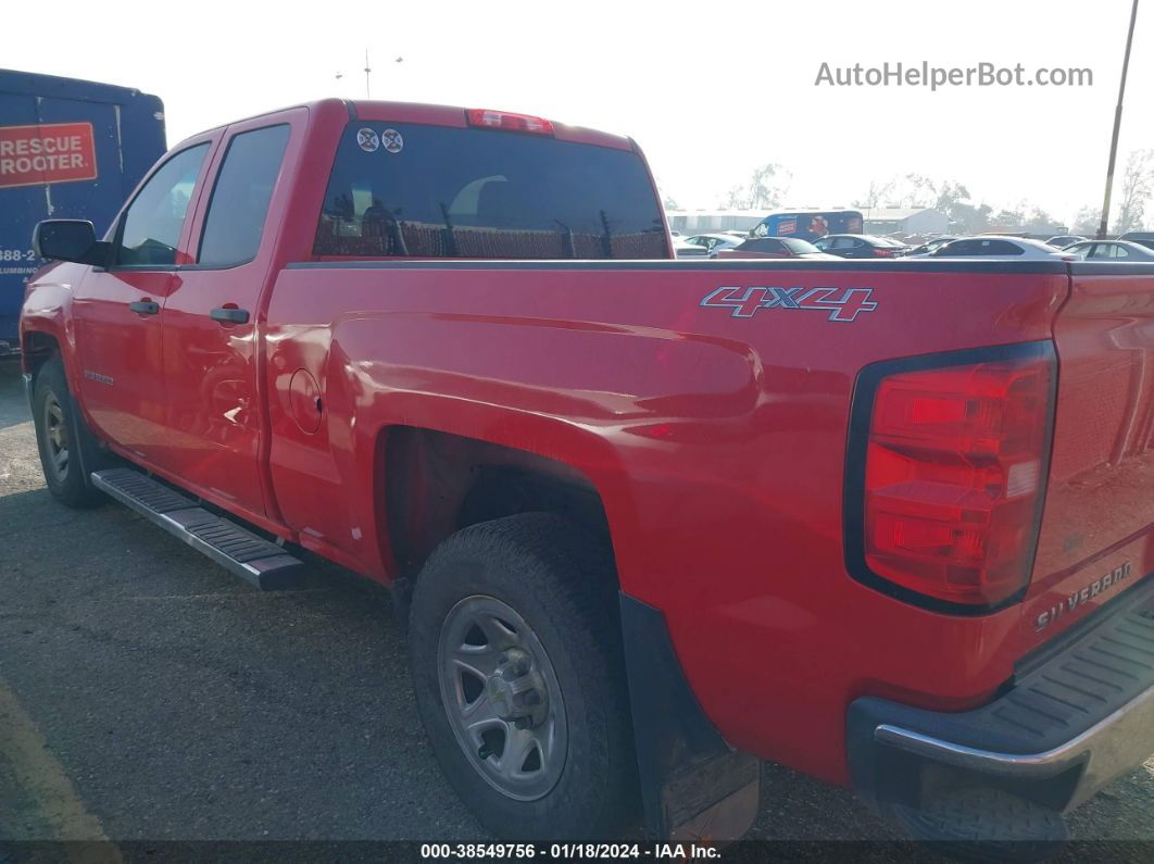 2015 Chevrolet Silverado 1500 Ls/wt Red vin: 1GCVKPEH8FZ201334