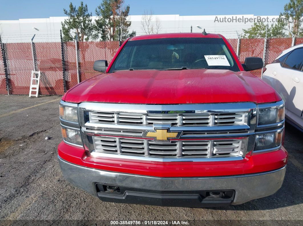 2015 Chevrolet Silverado 1500 Ls/wt Red vin: 1GCVKPEH8FZ201334