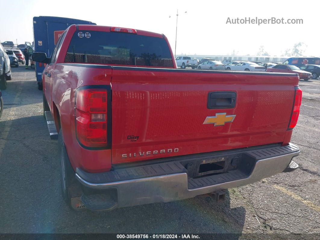 2015 Chevrolet Silverado 1500 Ls/wt Red vin: 1GCVKPEH8FZ201334