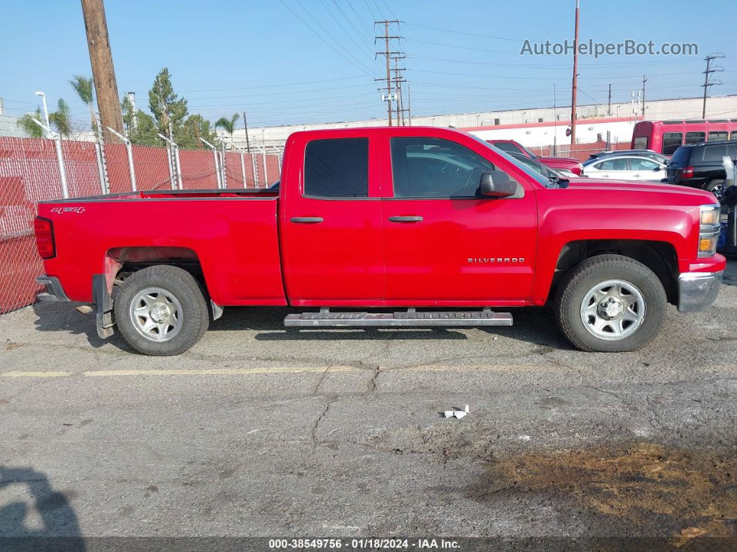 2015 Chevrolet Silverado 1500 Ls/wt Red vin: 1GCVKPEH8FZ201334