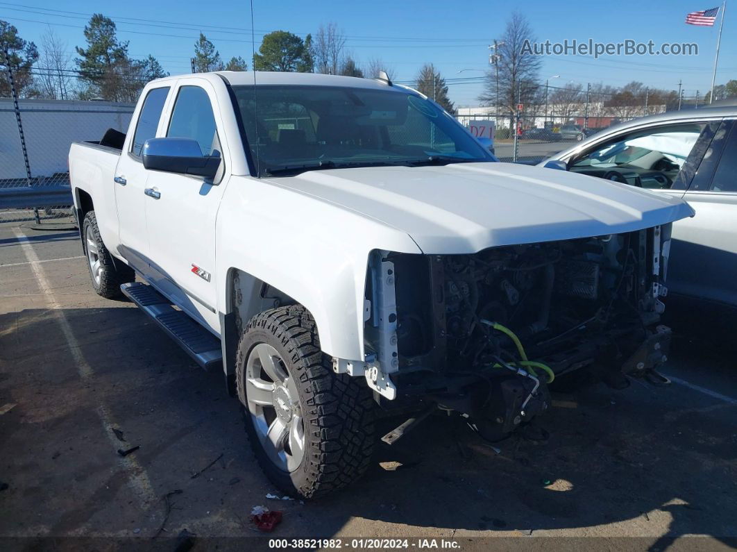 2015 Chevrolet Silverado 1500 2lt White vin: 1GCVKREC0FZ275203