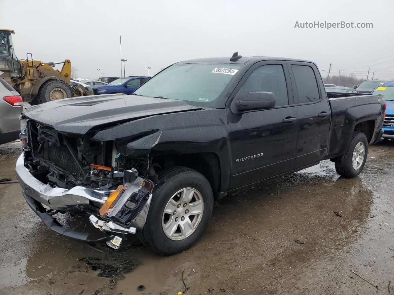 2016 Chevrolet Silverado K1500 Lt Черный vin: 1GCVKREC0GZ105022