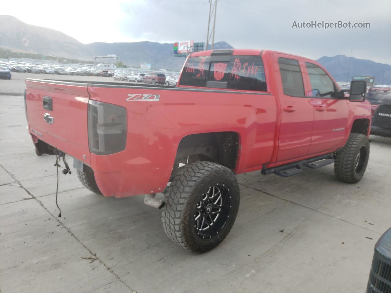 2016 Chevrolet Silverado K1500 Lt Red vin: 1GCVKREC0GZ212247