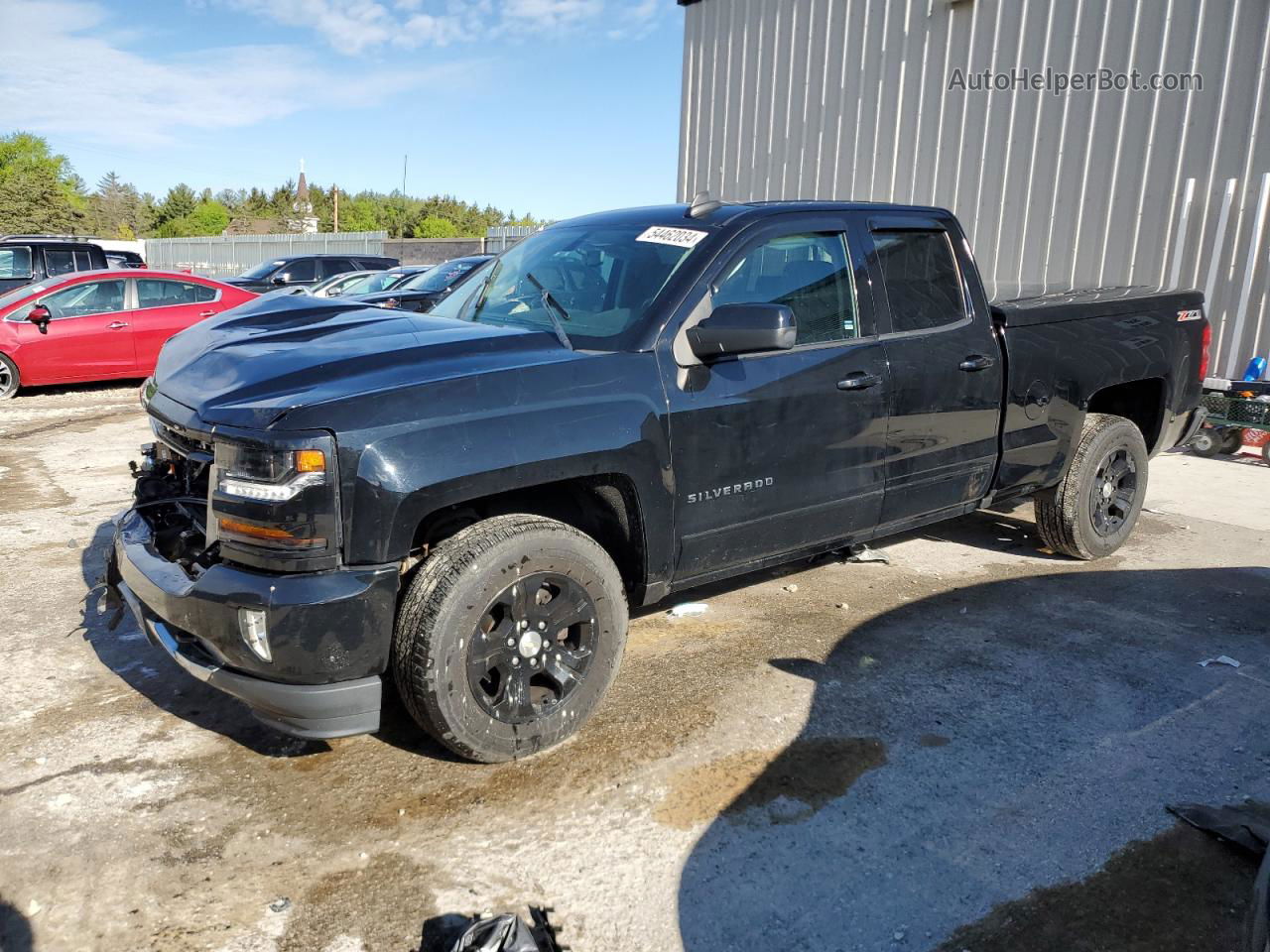 2016 Chevrolet Silverado K1500 Lt Black vin: 1GCVKREC0GZ302305