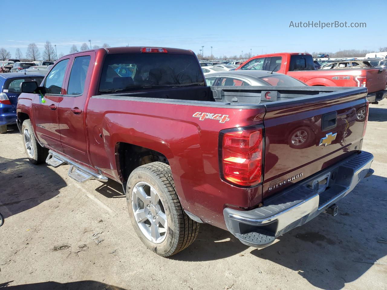 2016 Chevrolet Silverado K1500 Lt Maroon vin: 1GCVKREC0GZ408530