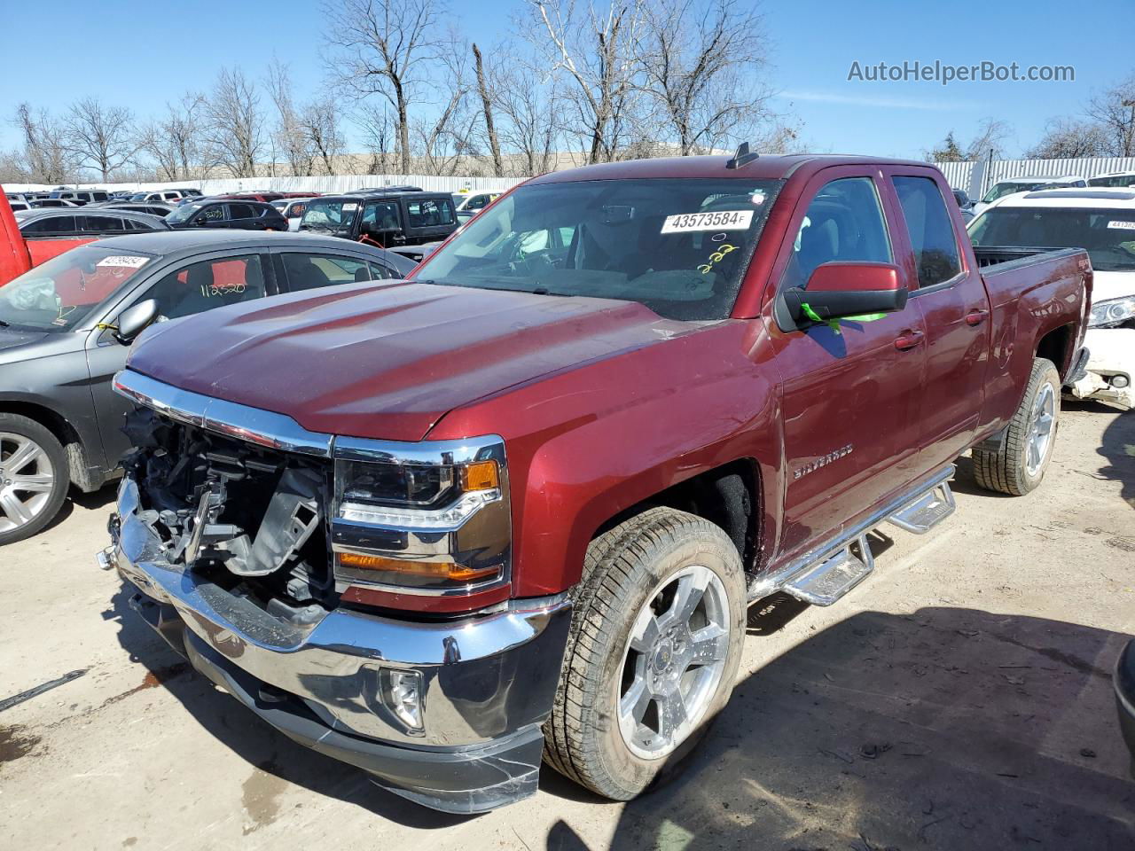 2016 Chevrolet Silverado K1500 Lt Maroon vin: 1GCVKREC0GZ408530