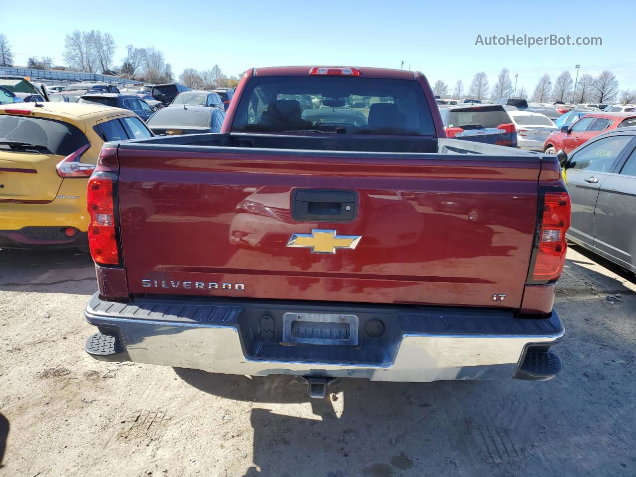 2016 Chevrolet Silverado K1500 Lt Maroon vin: 1GCVKREC0GZ408530