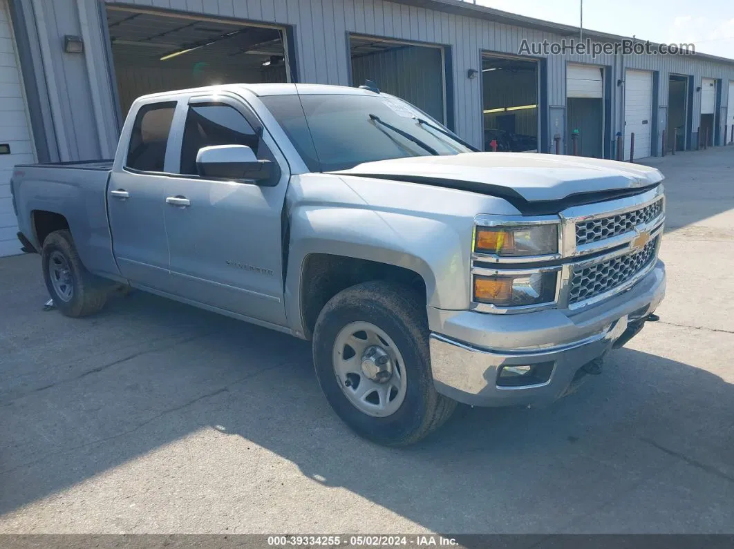 2015 Chevrolet Silverado 1500 1lt Silver vin: 1GCVKREC1FZ304045