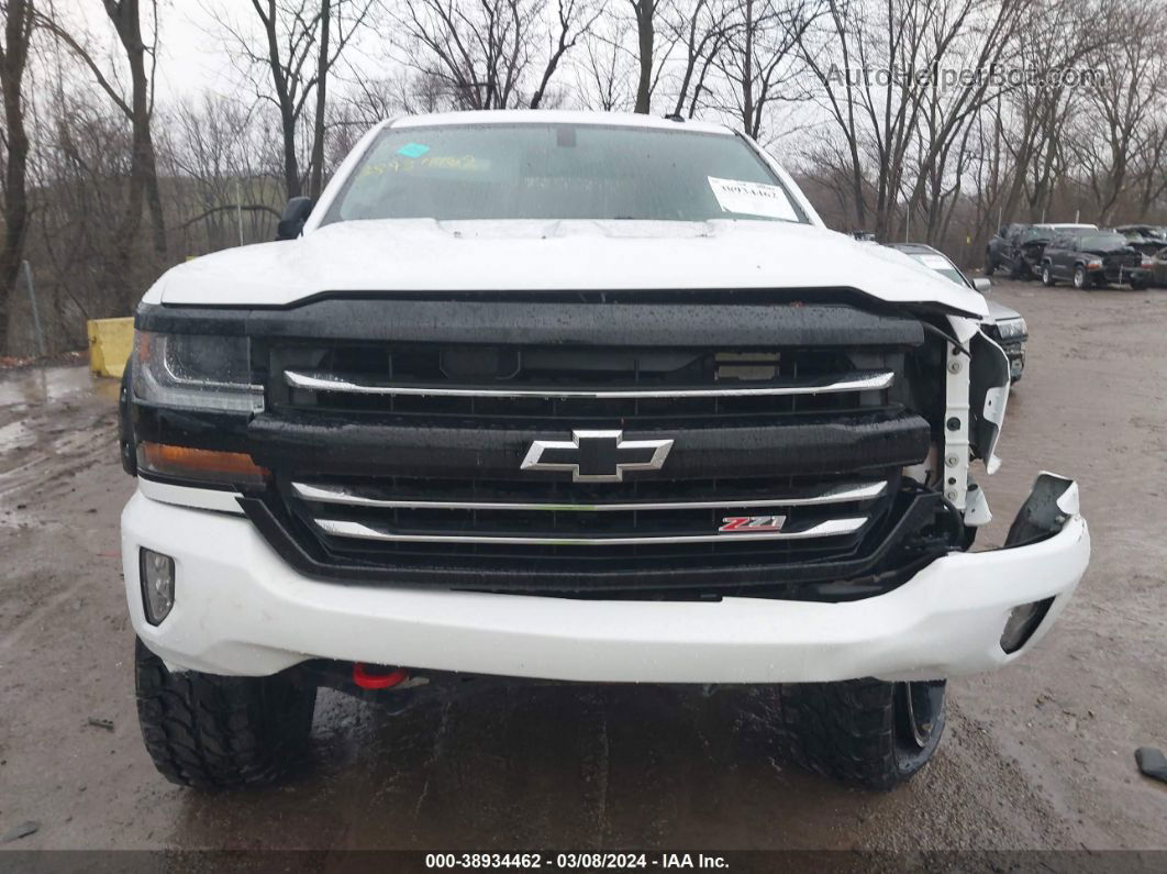 2018 Chevrolet Silverado 1500 2lt White vin: 1GCVKREC1JZ329827