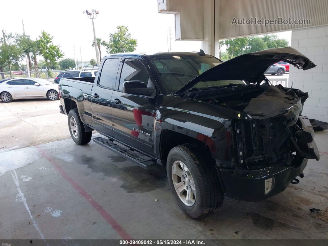 2018 Chevrolet Silverado 1500 2lt Black vin: 1GCVKREC1JZ372919