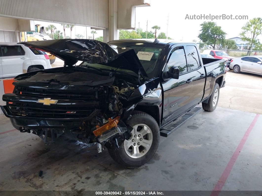 2018 Chevrolet Silverado 1500 2lt Black vin: 1GCVKREC1JZ372919