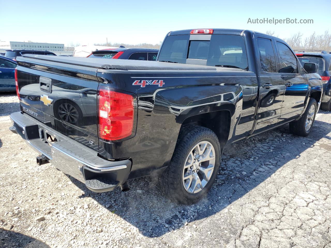 2015 Chevrolet Silverado K1500 Lt Black vin: 1GCVKREC2FZ288566