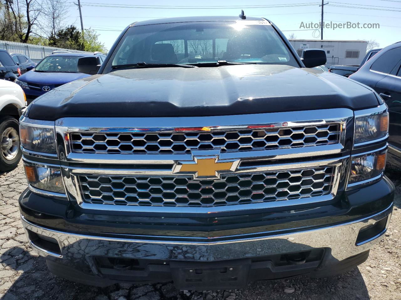 2015 Chevrolet Silverado K1500 Lt Black vin: 1GCVKREC2FZ288566