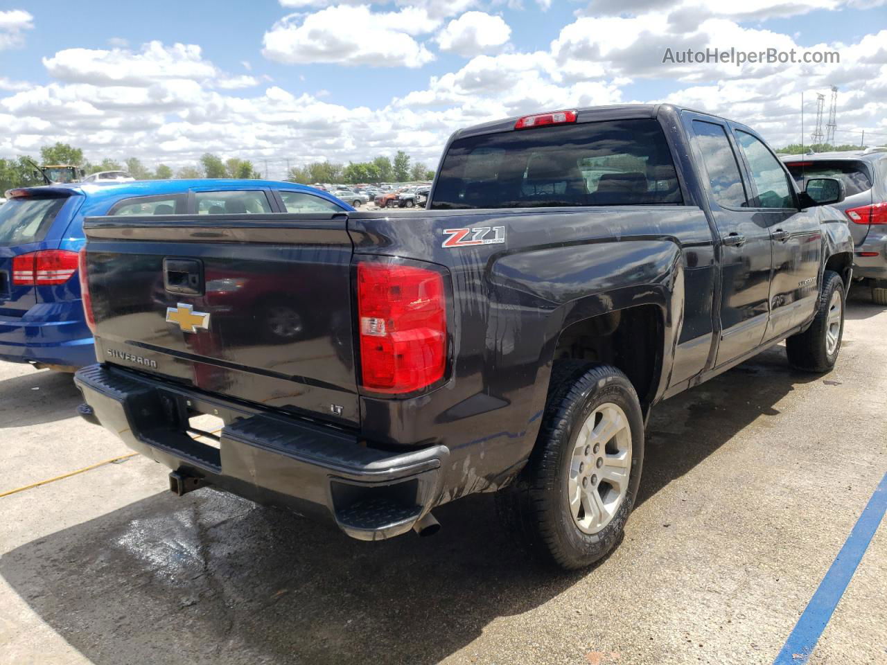 2016 Chevrolet Silverado K1500 Lt Charcoal vin: 1GCVKREC2GZ240602